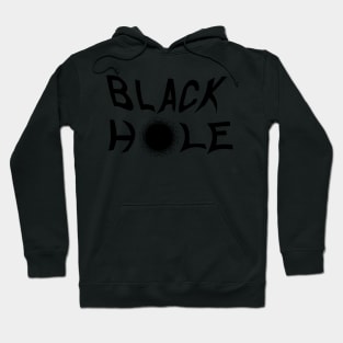 Black Hole Lettering Hoodie